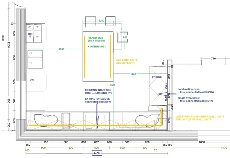 Kitchen extension plans